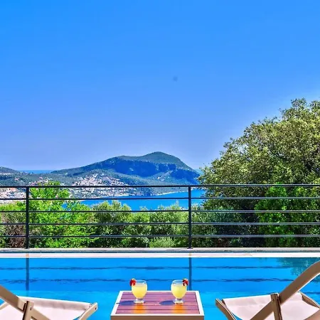 3 Bedroom Seaview With Private Pool Hot Tub * Kalkan