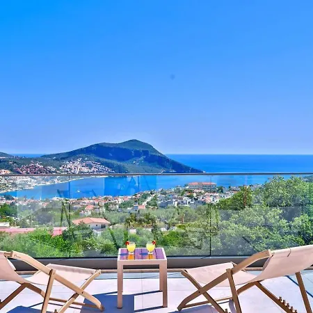 3 Bedroom Seaview With Private Pool Hot Tub Kalkan