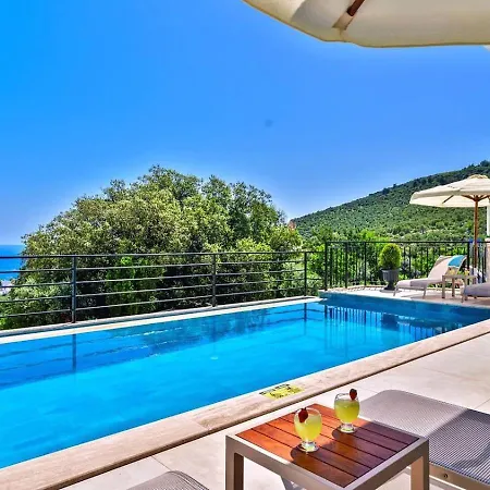 3 Bedroom Seaview With Private Pool Hot Tub Villa Kalkan