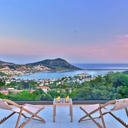 3 Bedroom Seaview With Private Pool Hot Tub * Kalkan