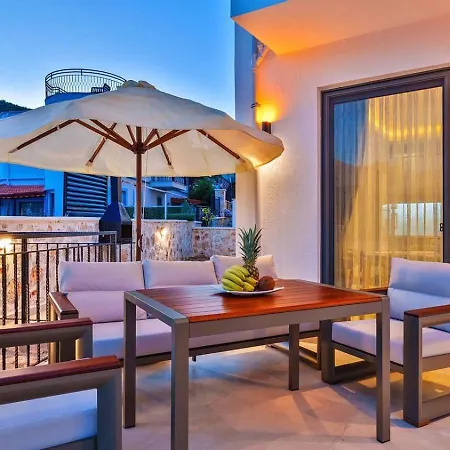 3 Bedroom Seaview With Private Pool Hot Tub Villa Kalkan